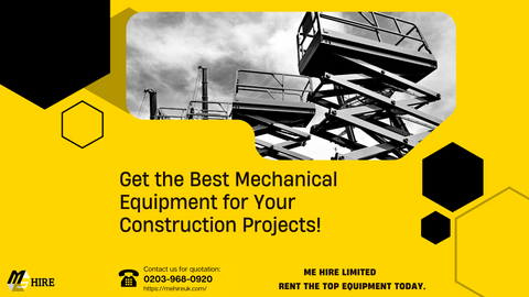 ME HIRE LIMITED's Top Mechanical Equipment's for Construction Projects