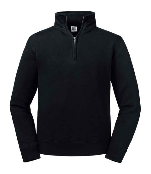 Custom 1/4 Zip Sweatshirt Black (IO1/4ZSLBB)