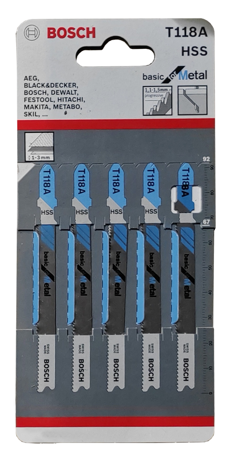 55mm Metal Cutting Jigsaw Blades Pack (ZCE009)
