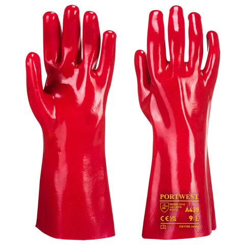 Grip 12 PVC Gauntlet 35cm Gloves (PPEG011)
