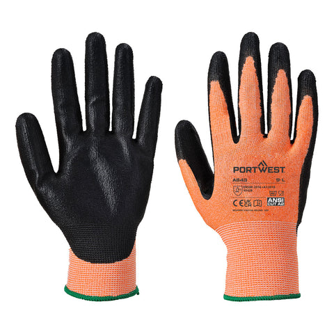A643 - Cut B13 Nitrile Amber Glove