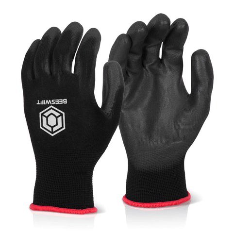 Beeswift Black Cut 1 PU Gloves