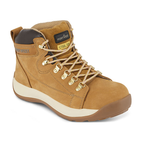 Steel Nubuck Leather Mid Boot SB HRO Honey (PPEF007)