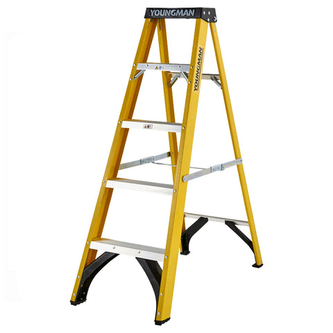 Fibreglass Swingback Step Ladders - (SALE)